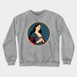 Noble Woman From The Renaissance Era Crewneck Sweatshirt